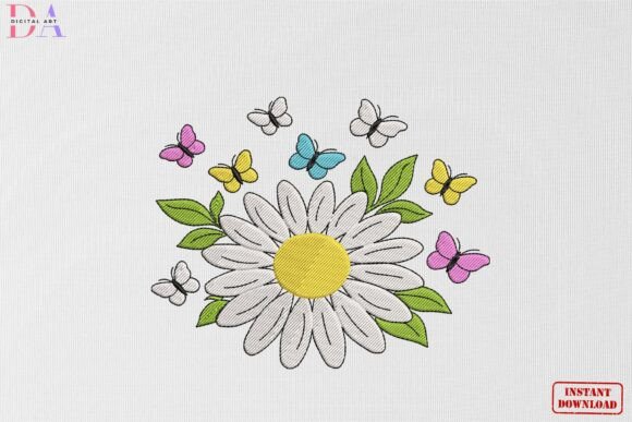 Butterfly Daisy Bloom Garden: A Seasonal Embroidery Must-Have