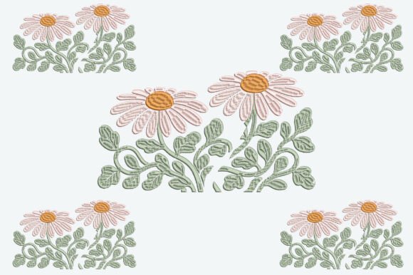 Daisies Embroidery Design Review for Real Projects