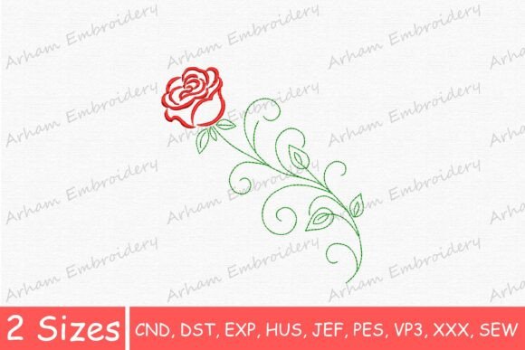 Elegant Rose Swirl Embroidery Design Review for Craft Fair Success