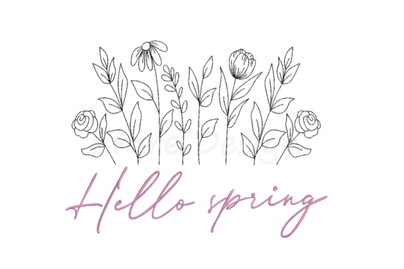 Hello Spring Floral Embroidery Design Review