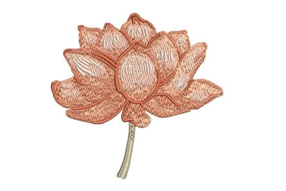 Lily Flower Embroidery: A Seasonal Design for Holiday Projects