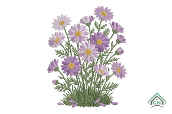 Purple Daisy Flower Embroidery Review: A Designer’s Perspective