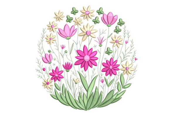 Wildflower Meadow Circle: A Seasonal Embroidery Design Review
